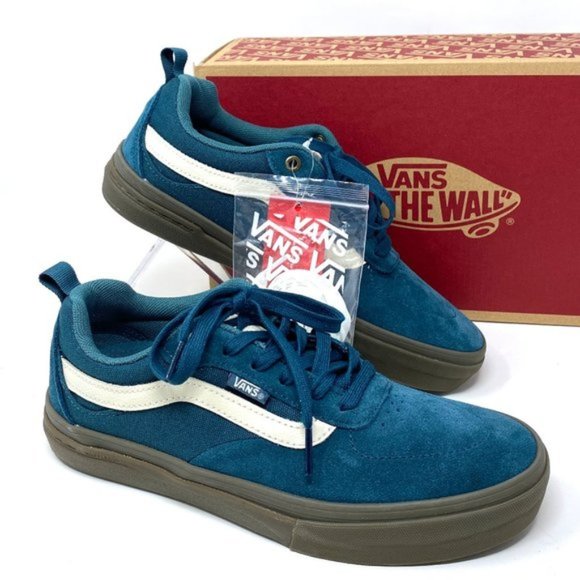 💖MEGA SALE💖VANS Women's 8 KYLE WALKER Pro Dark Suede Atlantic Dove VN0A2XSG0WP - Picture 1 of 9
